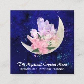 *~* Moon Crystals Floral Bouquet Cosmic  Square