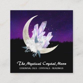 *~* Moon Crystals Floral Landscape Square