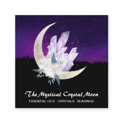 *~* Moon Crystals Floral Landscape Square