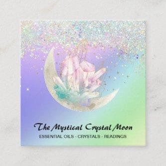 *~* Moon Crystals Floral OMBRE Holo Glitter  Square