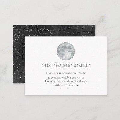 Moon Information Enclosure Card