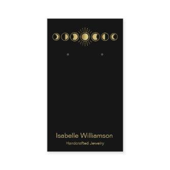 Moon Phase Celestial Jewelry Earring Display