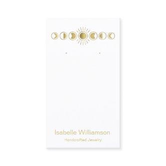 Moon Phase Celestial Jewelry Earring Display