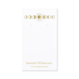 Moon Phase Celestial Jewelry Earring Display