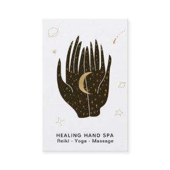 *~* Moon Space Stars Gold Healing Hands Celestial