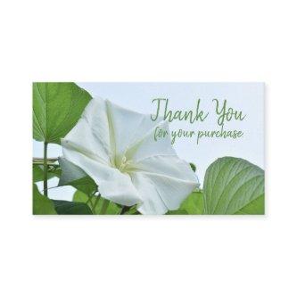Moonflower White Nocturnal Bloom Floral Thank You