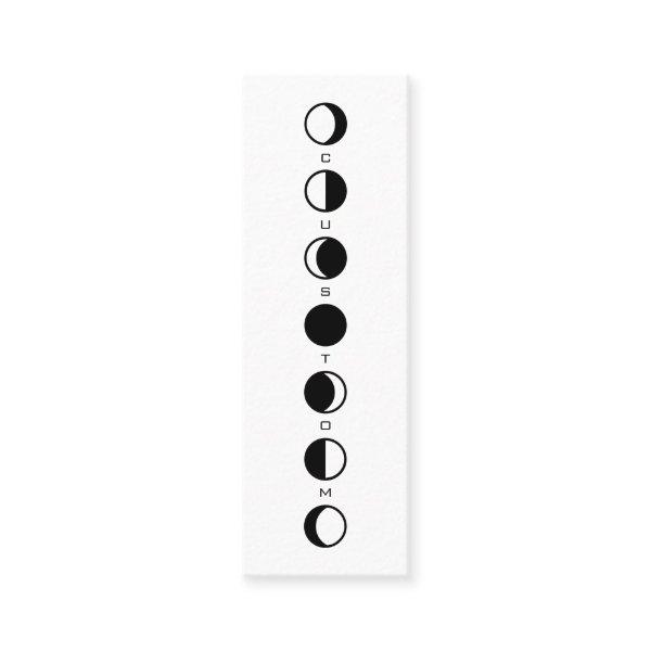 MOONPHRASE Cool Modern Moon Phase Vertical Mini