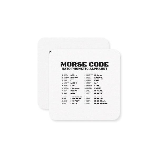 Morse Code NATO Phonetic Alphabet Square