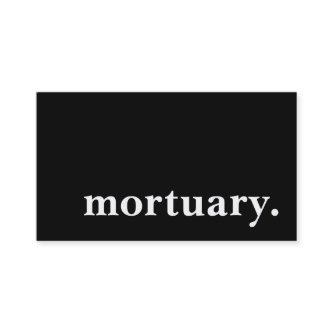 mortuary.