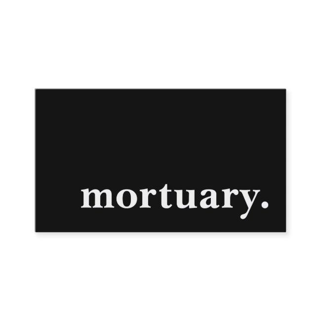 mortuary.