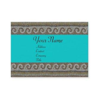 MOSAIC WAVES , light grey brown blue