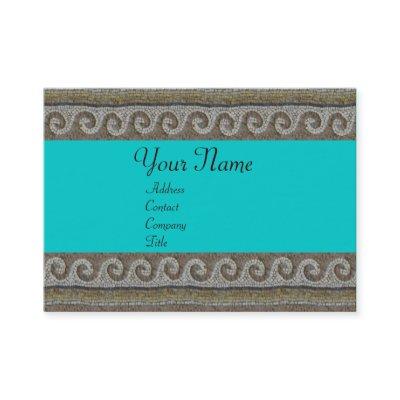 MOSAIC WAVES , light grey brown blue