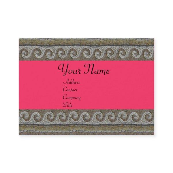MOSAIC WAVES , light grey brown pink