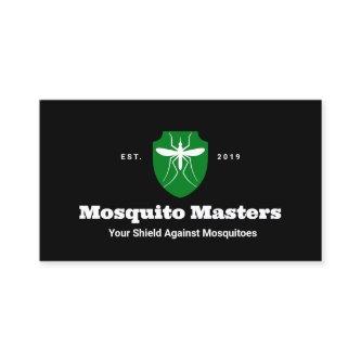 Mosquito Pest Control Shield Logo