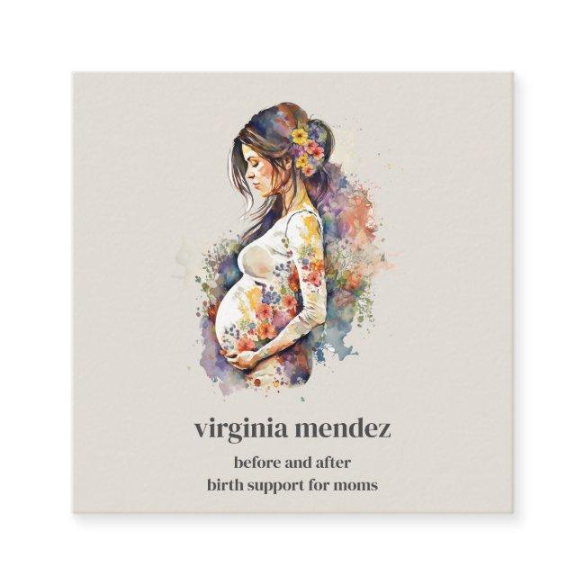 Motherhood Bloom Doula Midwife Lactation Pregnancy Square