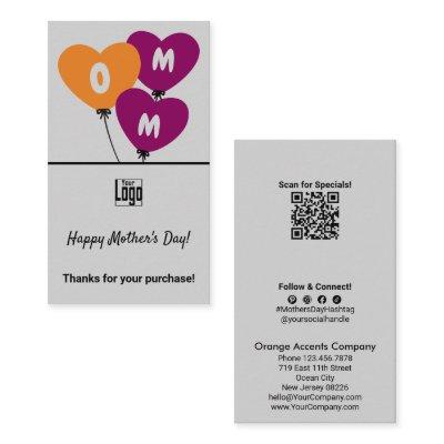 Mother's Day  3 Balloons Thanks for Your Purchase