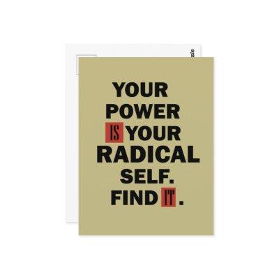 Motivational life success quotes postcard