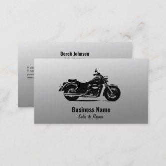 Motorcycle  | Black Gradient Silver