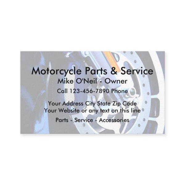 Motorcycle Parts Service