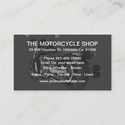 Motorcycle Theme Business Promotion