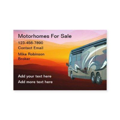 Motorhome Sales And Service