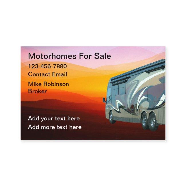 Motorhome Sales And Service