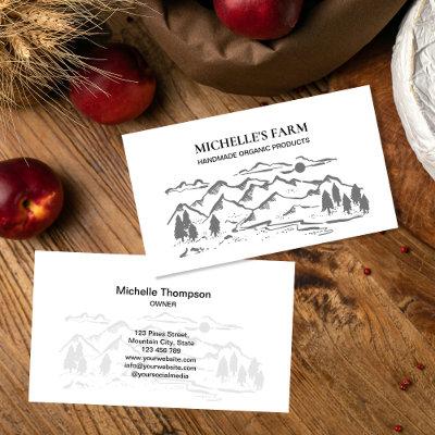 Mountain Handmade Farm Rustic Vintage Pine Tree