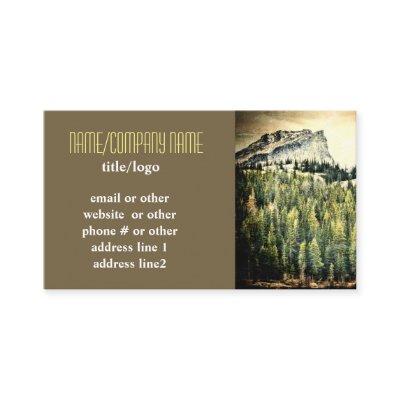 mountain pine trees custom  photo art
