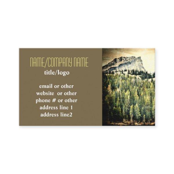 mountain pine trees custom  photo art