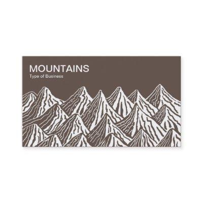 Mountains - White and Brown 5e4e44