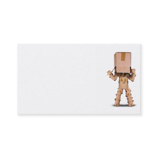 Moving House business box man design