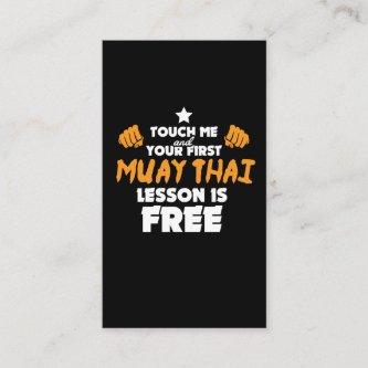 Muay Thai Gift Funny Martial Arts Quote Fighter