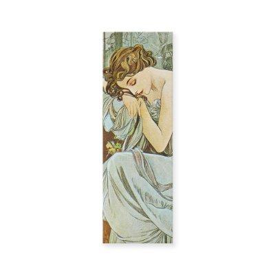 Mucha Art Nouveau Skinny Bookmark