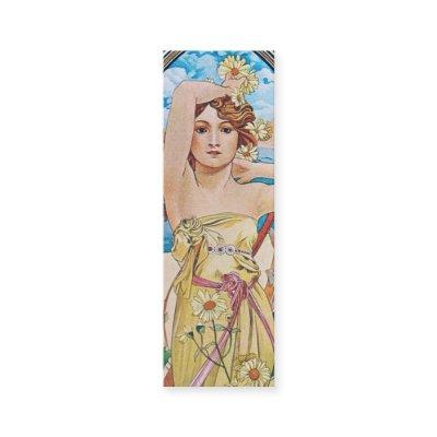 Mucha Art Nouveau Skinny Bookmark
