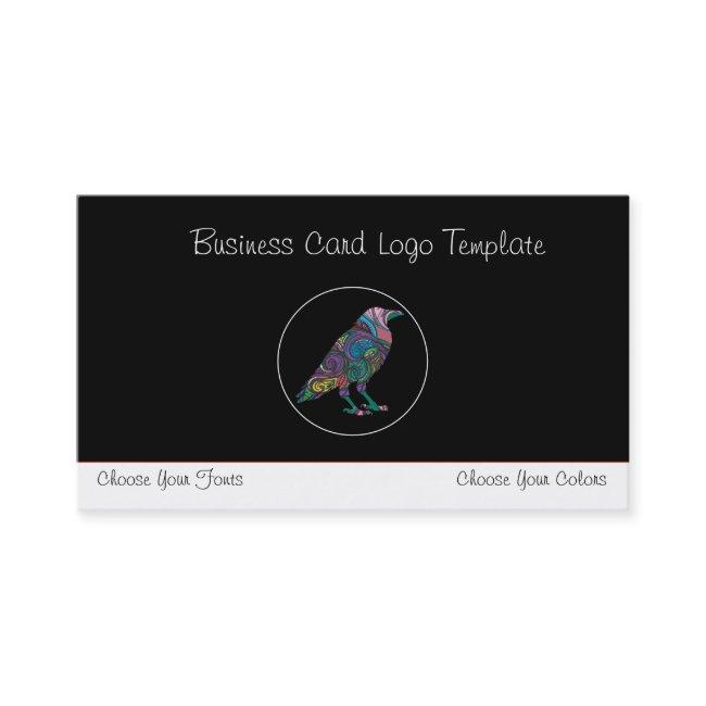 Multi- Colored Crow or Raven Logo
