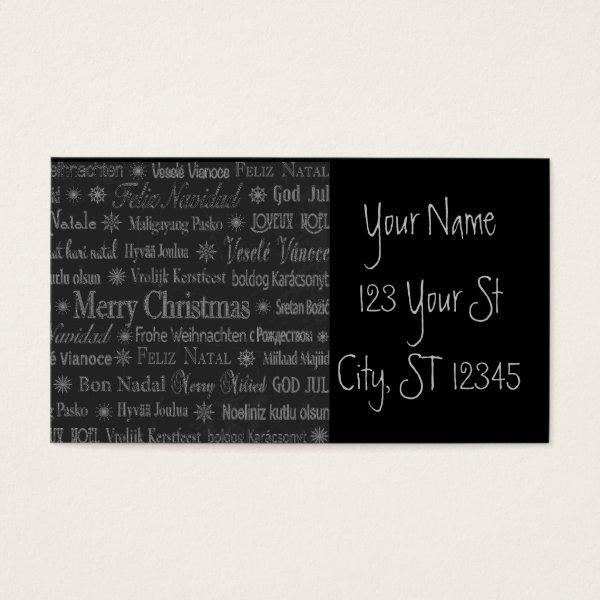 Multi-language Merry Christmas Thunder_Cove