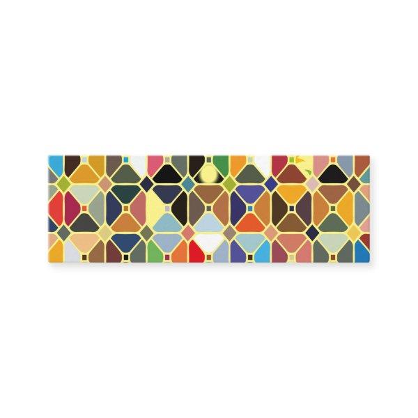 Multicolore geometric patterns with octagon shapes mini