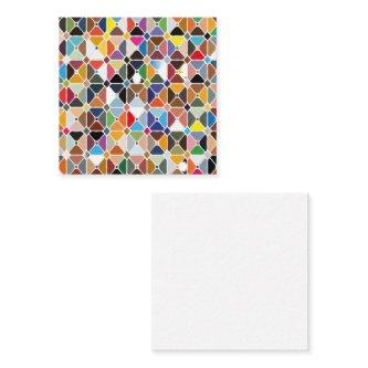 Multicolore geometric patterns with octagon shapes square