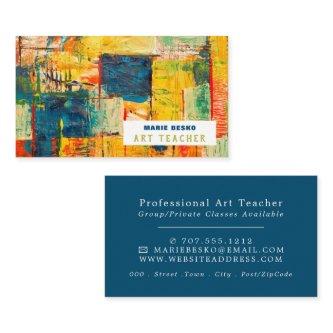 Multicolored Abstract Paint, Art Teacher