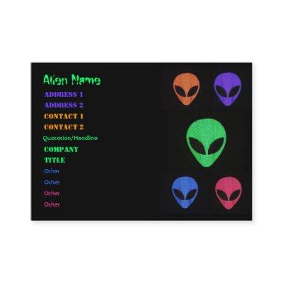 Multicolored ALIEN FACE