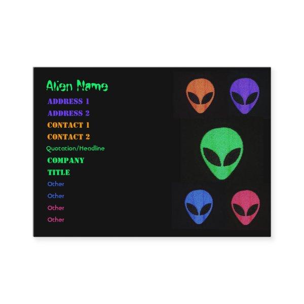 Multicolored ALIEN FACE