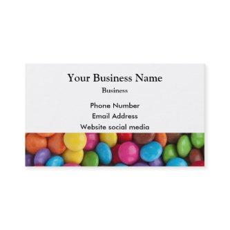 Multicolored candy or sweet pattern