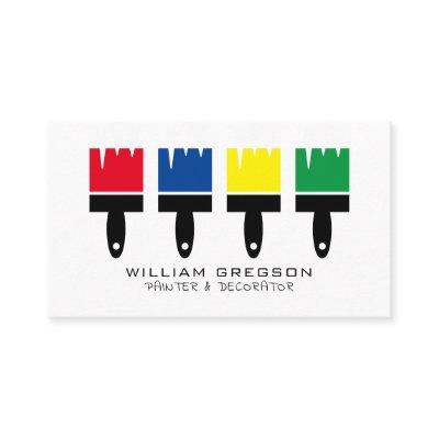 Multicolored Paint Brushes, Painter & Decorator