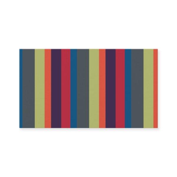 Multicolored Rainbow Stripes by Artinspired