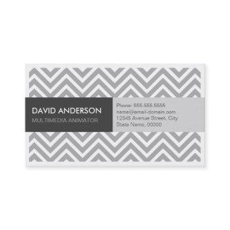Multimedia Animator - Modern Grey Chevron