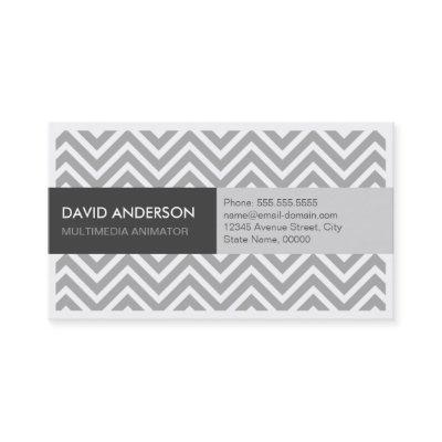 Multimedia Animator - Modern Grey Chevron