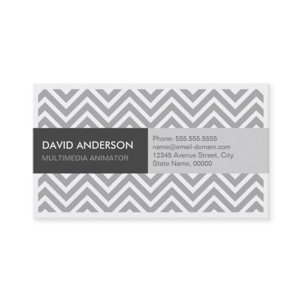 Multimedia Animator - Modern Grey Chevron