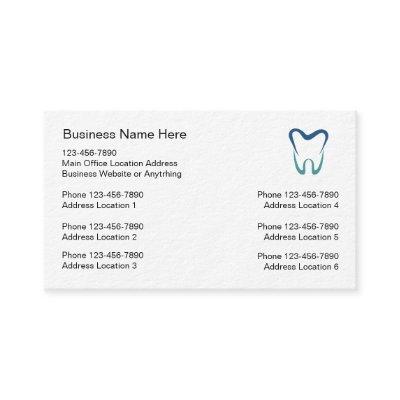 Multiple Location Dentist  Templates