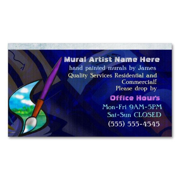 Mural Artist Graphic Design Residential Commercial Magnetic