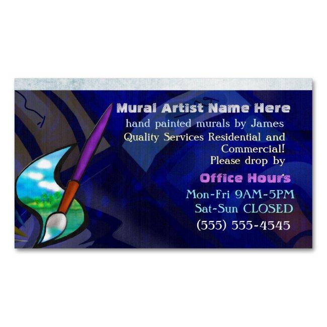 Mural Artist Graphic Design Residential Commercial Magnetic